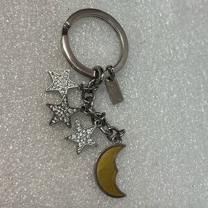 Coach Moon And Star Charm Keychain Bag Charm